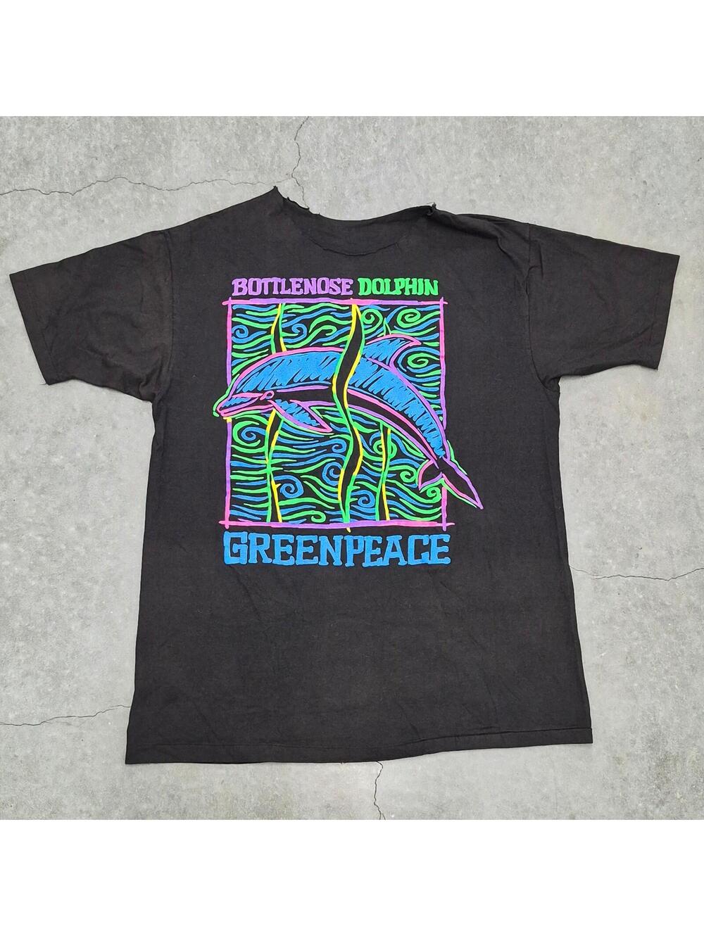 Vintage Dolphin Greenpeace T Shirt